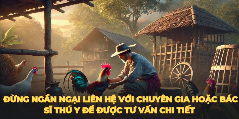 Đừng ngần ngại liên hệ với chuyên gia hoặc bác sĩ thú y để được tư vấn chi tiết