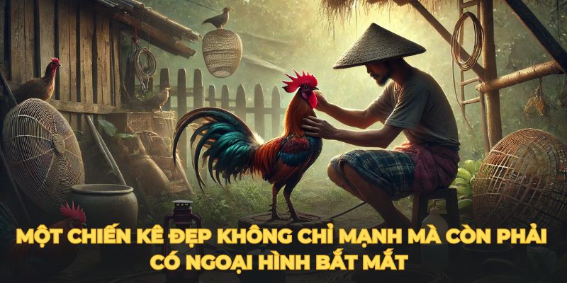 Một chiến kê đẹp không chỉ mạnh mà còn phải có ngoại hình bắt mắt